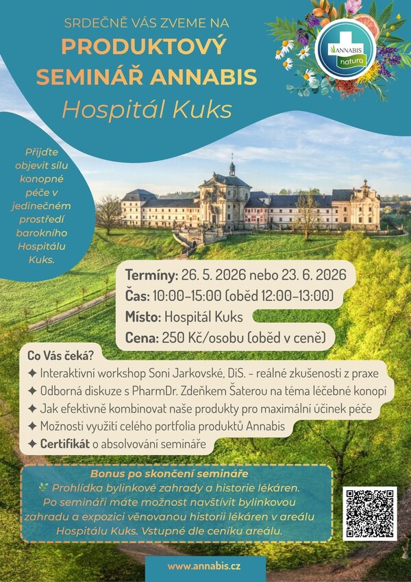 PRODUKTOVÝ SEMINÁŘ ANNABIS — Barokní areál, Kuks