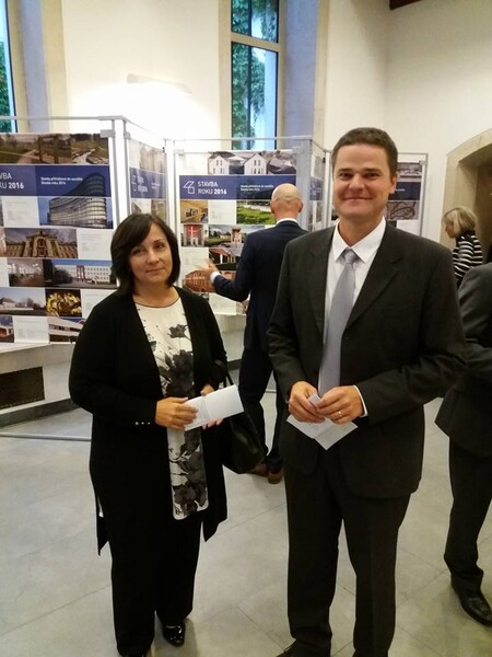 Naděžda Goryczková a Libor Švec převzali ocenění Stavba roku 2016